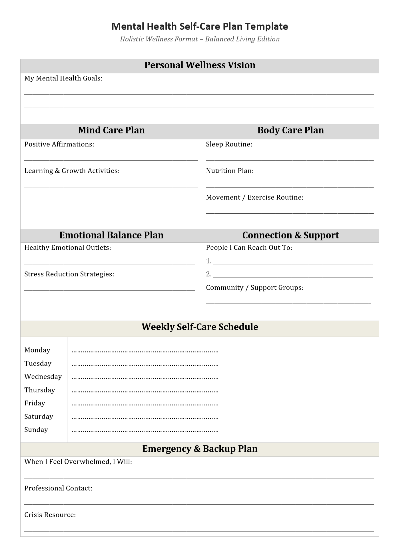 my self care plan template, personal self care plan template, mental health self care plan, personal care plan template, my self care action plan physical, self care personal wellness plan template, free printable self care planner, free printable self care template