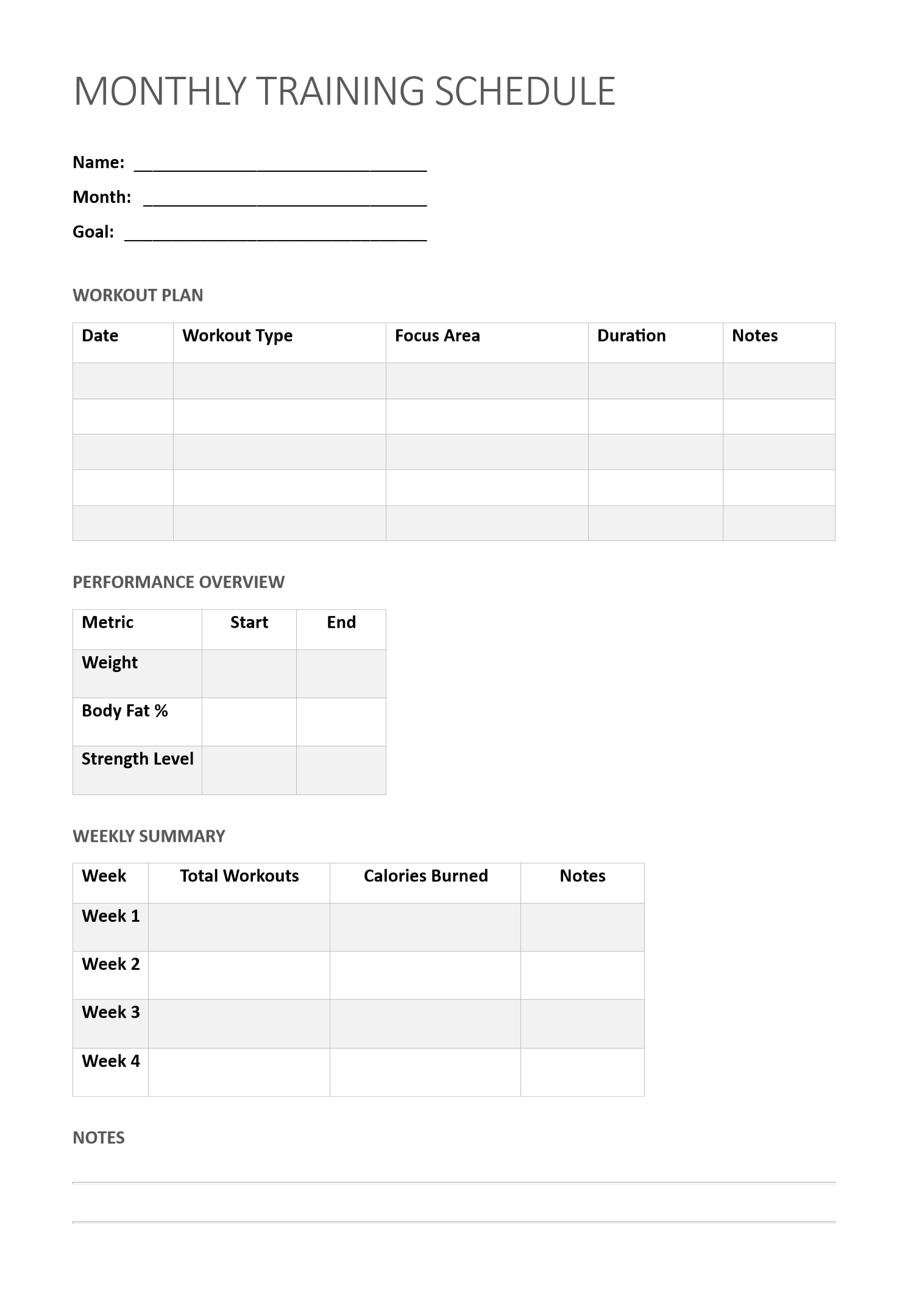 Monthly Workout Plan Template: 8+ Best Designs for Your Fitness Routine 1 monthly workout plan template, monthly workout planner template, monthly workout schedule template, monthly workout plan for weight loss, monthly workout plan for men, monthly workout plan for women, monthly workout plan at home, free printable monthly workout planner, monthly workout tracker printable free