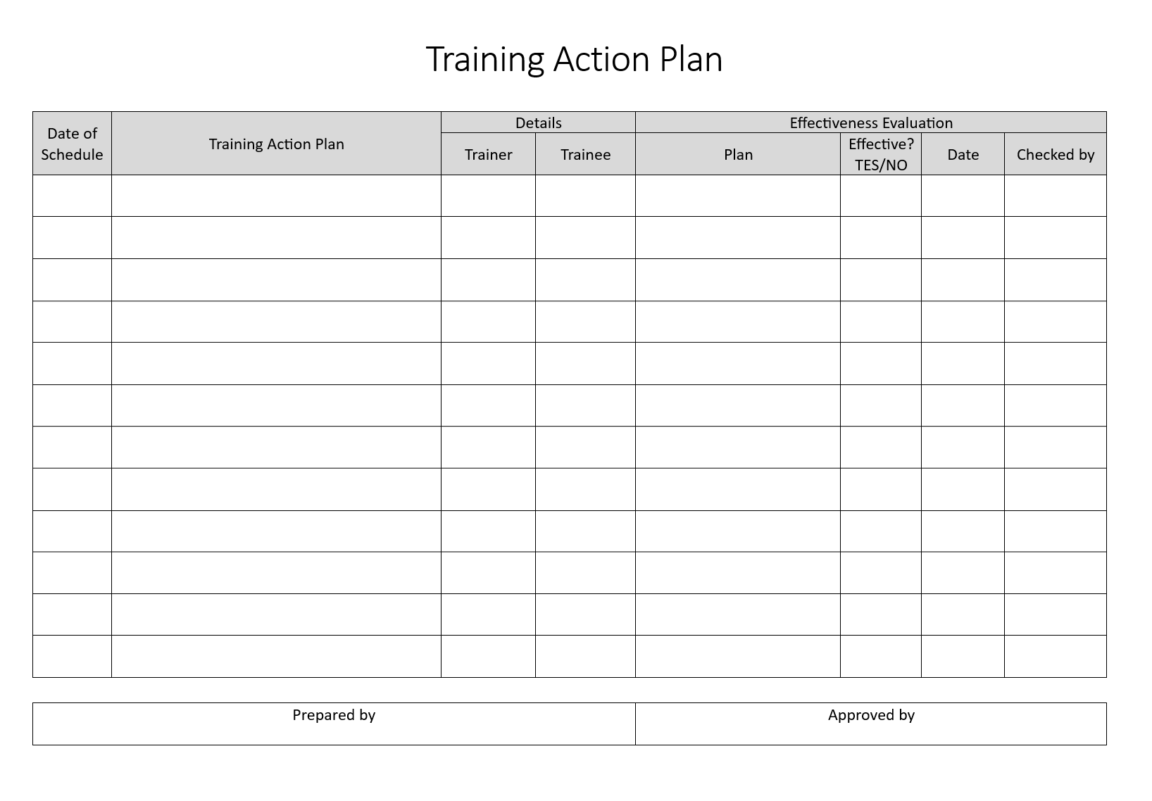 Training Plan Template Free Printable: 6+ Powerful Designs 3 training plan template, training and development plan template, training session plan template, training action plan template, employee training plan template, personal training plan template, training plan formats