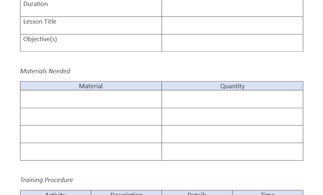 training plan template, training and development plan template, training session plan template, training action plan template, employee training plan template, personal training plan template, training plan formats