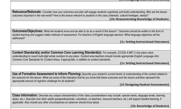 danielson lesson plan template, danielson framework lesson plan template, danielson aligned lesson plan template, danielson model lesson plan template, danielson model lesson plan example, charlotte danielson lesson plan template, danielson lesson plan pdf, danielson lesson plan model, lesson plan template, lesson planning template, teacher lesson plan template