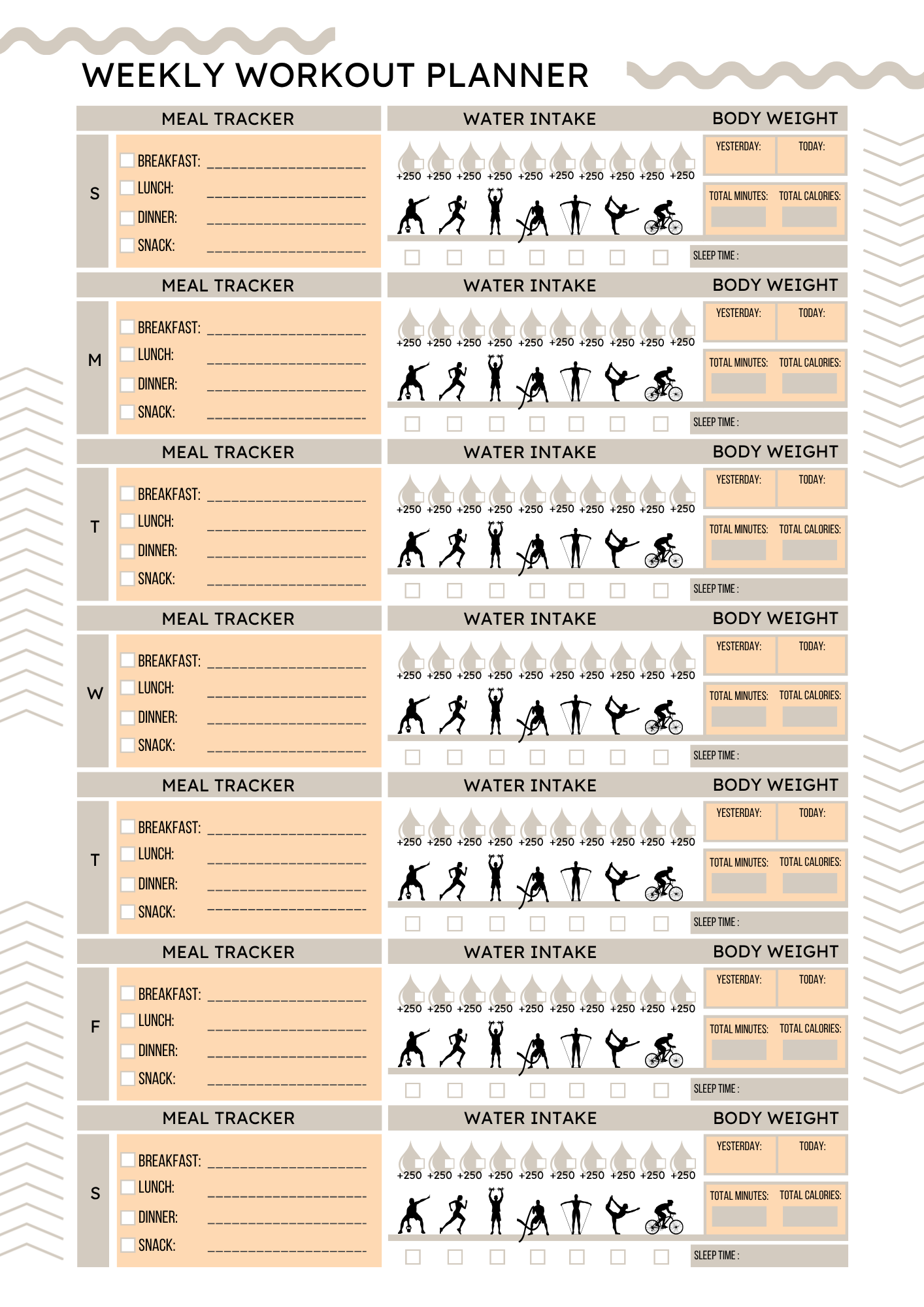 8+ POWERFUL Workout Planner Template Designs to Transform Your Fitness Routine 1 workout plan template, workout planner template, workout and diet plan template, workout training plan template, workout weekly plan template, gym workout plan template, fitness workout plan template, free printable workout planner template, free printable workout schedule templates