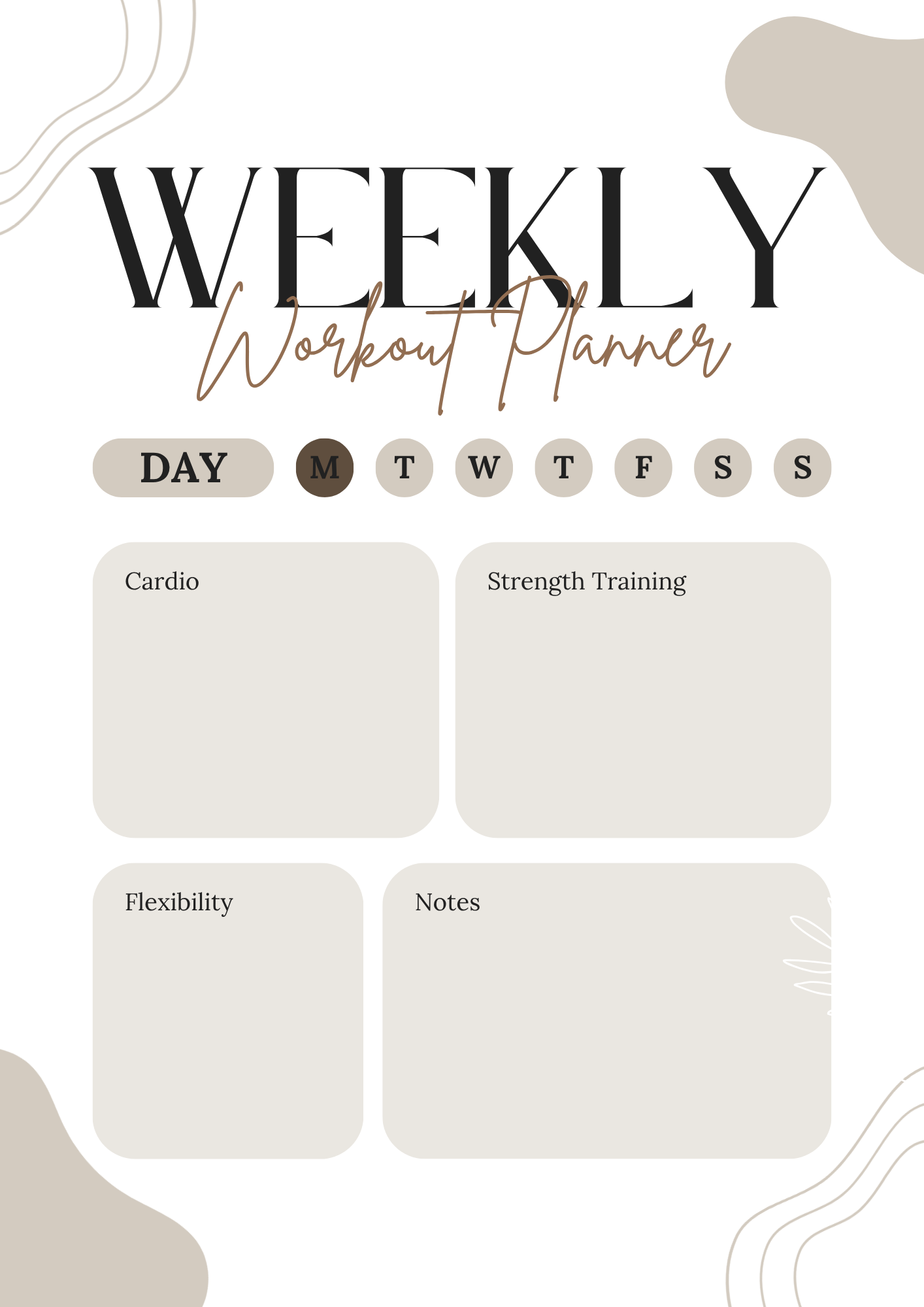 Workout Weekly Plan Template (2nd Best Design) weekly workout plan template, weekly gym workout plan template, weekly workout planner template, weekly workout planner printable, free weekly workout schedule template, workout weekly plan template, weekly workout planning, weekly workout plan at gym, weekly workout routine template blank, free printable workout planner template, workout plan template word