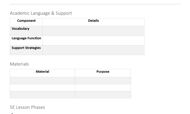 5e lesson plan template, five e lesson plan template, ngss 5e lesson plan template, 5e science lesson plan template, elm 462 5e lesson plan template, 5e inquiry based lesson plan template, 5e instructional model lesson plan template
